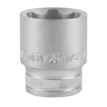 Douille 1/2" 6 pans 28mm chrome vanadium - INVENTIV
